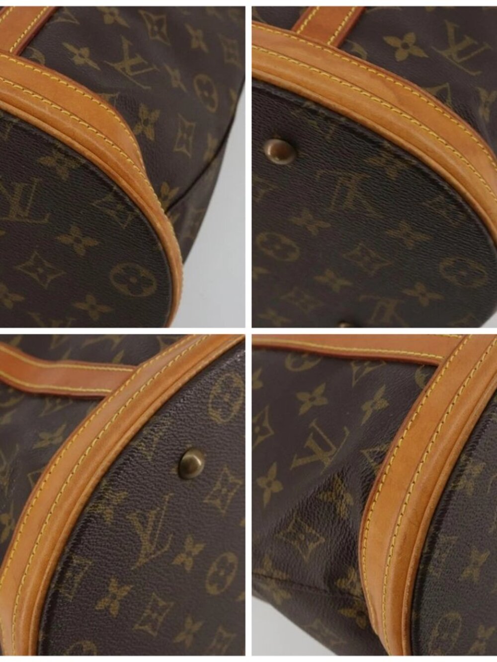 LOUIS VUITTON Monogram Bucket GM Shoulder Bag M42236 LV Auth 179601 - Picture 16 of 16